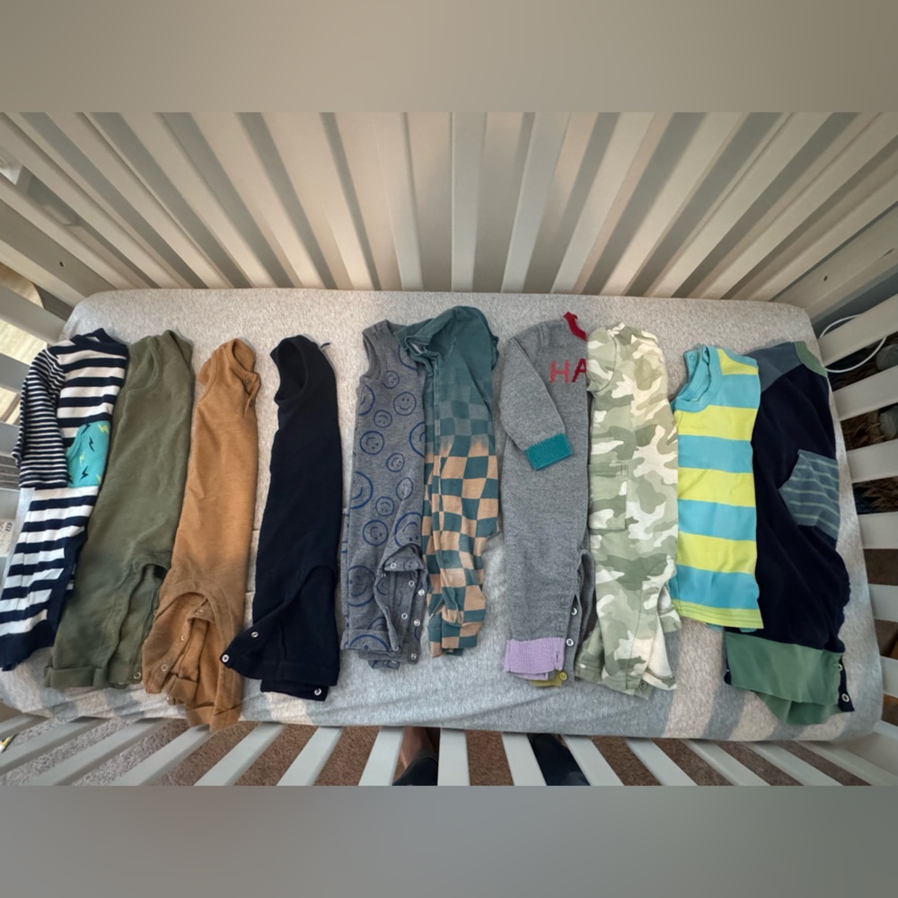 6-12 month: Large romper bundle